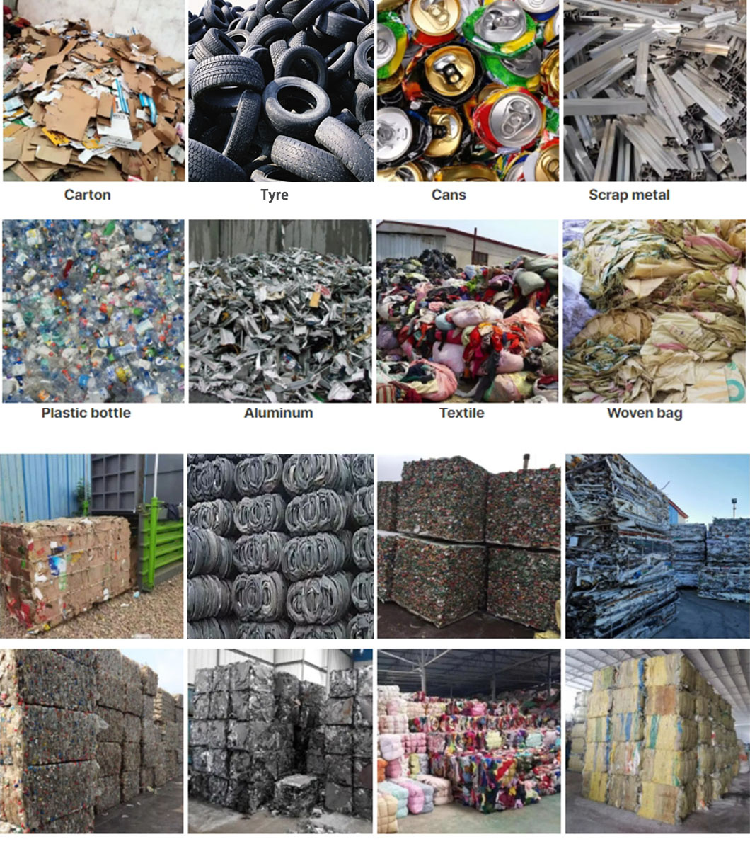 60T-200T Horizontal Cardboard Baler Recycling Baler Machine