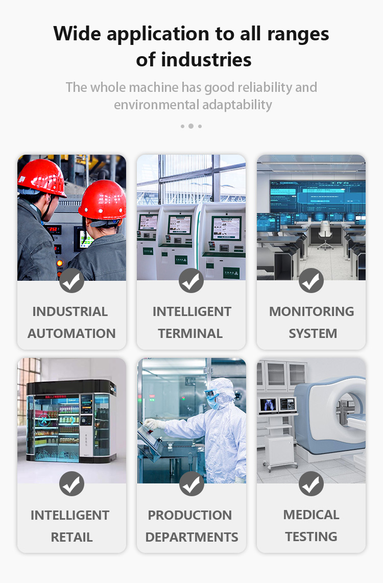 Stock 10.4 Inch Touch Screen Work All In One Computer with J1900/i3/i5/i7 Processor