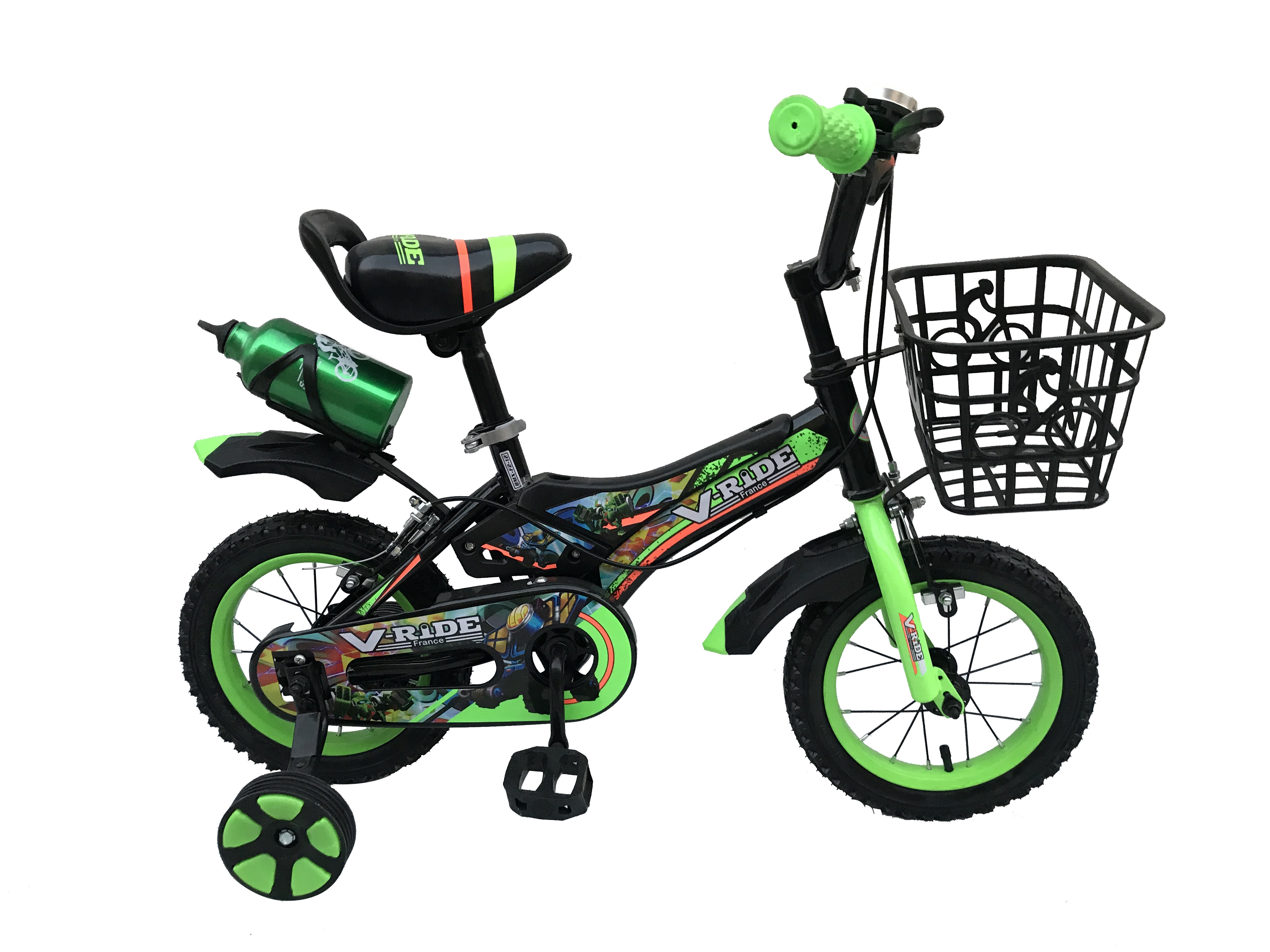 3-12 Years Old Girls' Kids Bicycle With Training Wheel Erosion Resistant