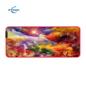 China Comfortable Waterproof Gaming Mat with Customizable RGB Lighting and Non-slip Base wholesale