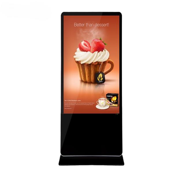 Quality 49inch Plasma Tv Multimedia Floor Standing Lcd Digital Signage Square Transparent Lcd Monitor for sale