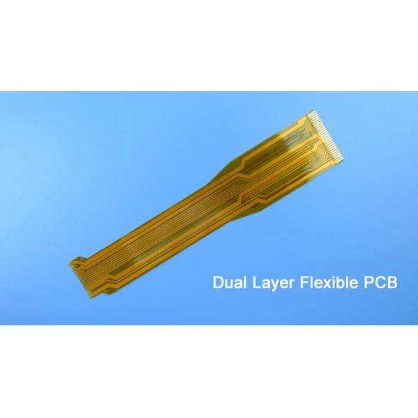 Flexible Printed Circuit (FPC) Built on Polyimide with Immersion Gold and Stiffener for Connection Strip #FPC Manufactur