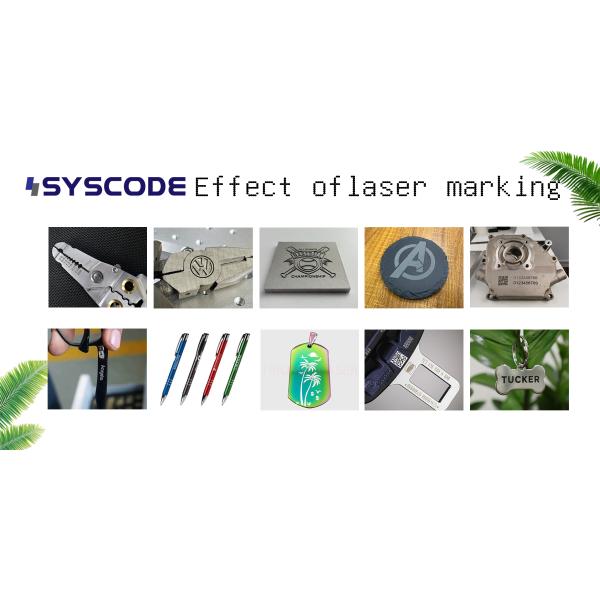 100W Industrial Fiber Laser Marking Machine For Metals And Plastics