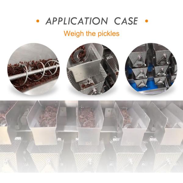 8 Head M/P 1.0L / 3.0L High Speed Weigher For Pickled Cowpea Small Fish