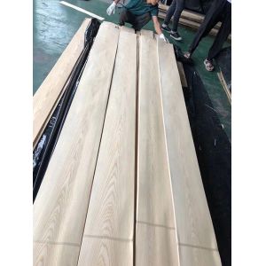 China Length 210cm White Ash Wood Veneer 12cm Width Cabinet Interior Veneer wholesale