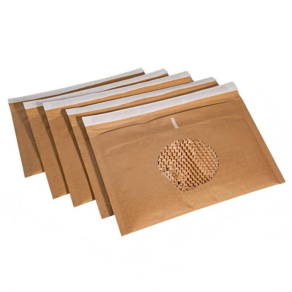 Regular Honeycomb Paper Bag Brown Crush Resistant Padded Paper Mailer