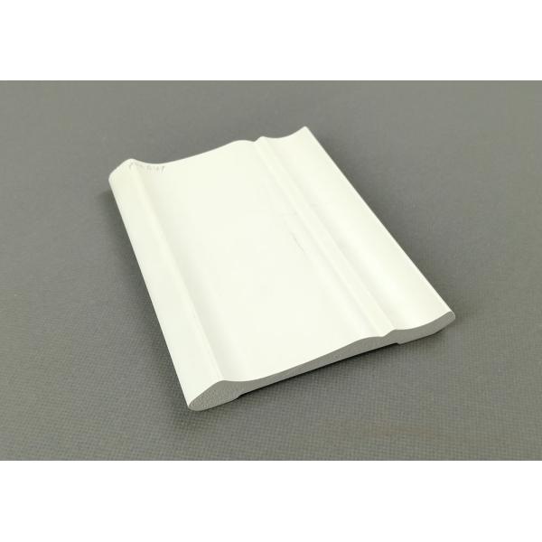 PVC Vinyl Crown Moulding 3 - 5/8 4 - 5/8 Inch For Ceiling Installation