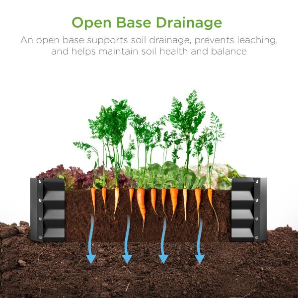 Pest Prevention 8x4ft Raised Metal Garden Bed