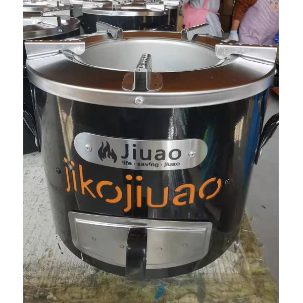 Stainless Steel Windproof Charcoal Camping Stove Ideal for Compact Camping in Africa