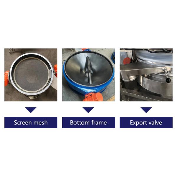 food-grade vibrating screener for particle screening