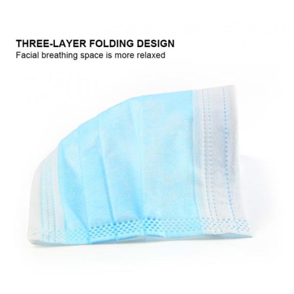 3ply Disposable Surgical Masks With Tie - On BFE95% Elastic Earloop Stable