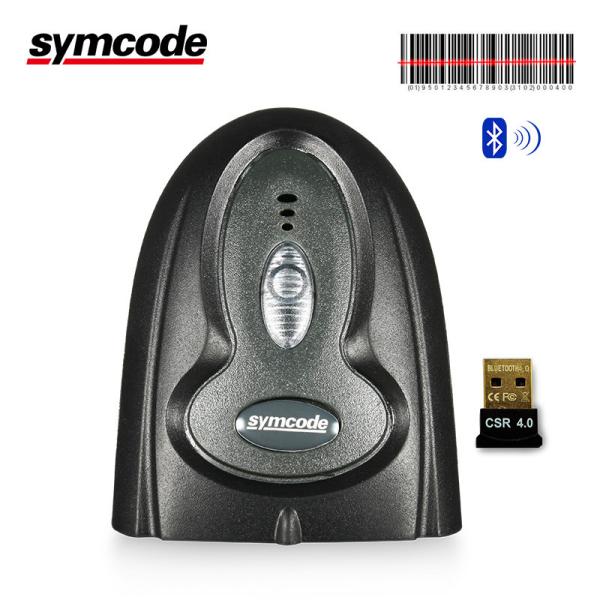 Quality USB 2.0 Wired Wireless Barcode Scanner 2 In 1 Barcode Reader Enable Keyboard Entry for sale