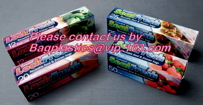 CLOSURE seal bag, Slider seal, Slider lock, Slider grip, Slider zip, Slider zipper, Refuse Sacks Bin Liners