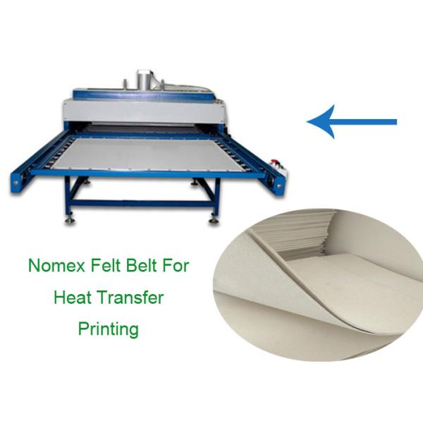 Off White 100% Dupont Heat Transfer Printing Felt Belt blanket