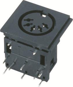 China Mini Din Connector 8pin female Socket S terminal wholesale