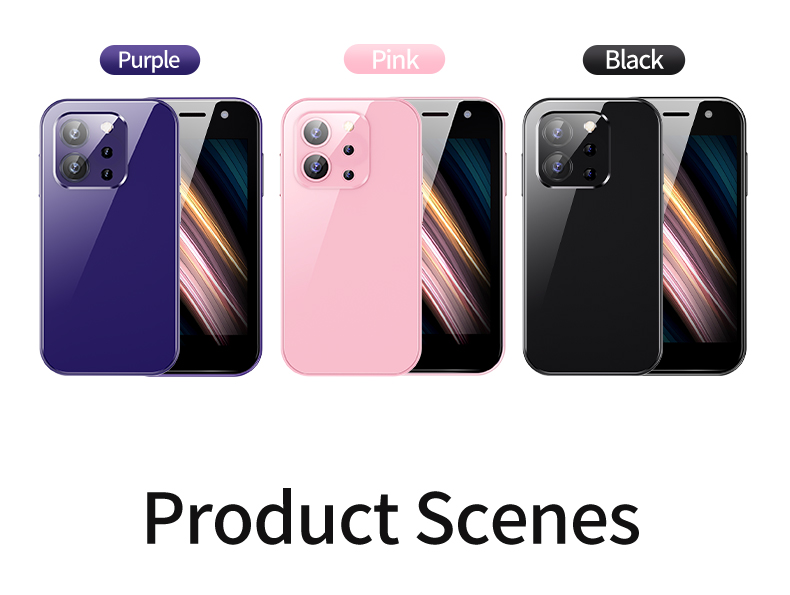 EU Version Small Size 4G Smartphone XS15 PRO Face ID Type C Small Screen Mobile Phones