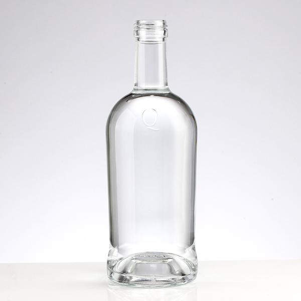 Quality 500ml 700ml 750ml 1000ml Glass Bottle for Liquor Vodka Gin Whiskey Base Material Glass for sale