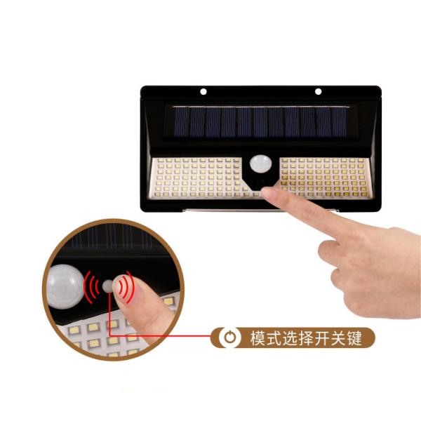 IP65 Waterproof LED Wall Lamps Solar Sensor Lights For Countyard