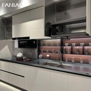 China Customized Smart Design Modern Kitchen Cabinet White Color And Modular Storage Cabinet Unit on sale