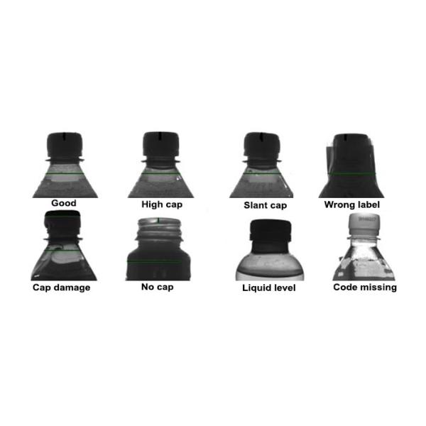 Oil Bottle Visual Inspection System with Data acquisition Module
