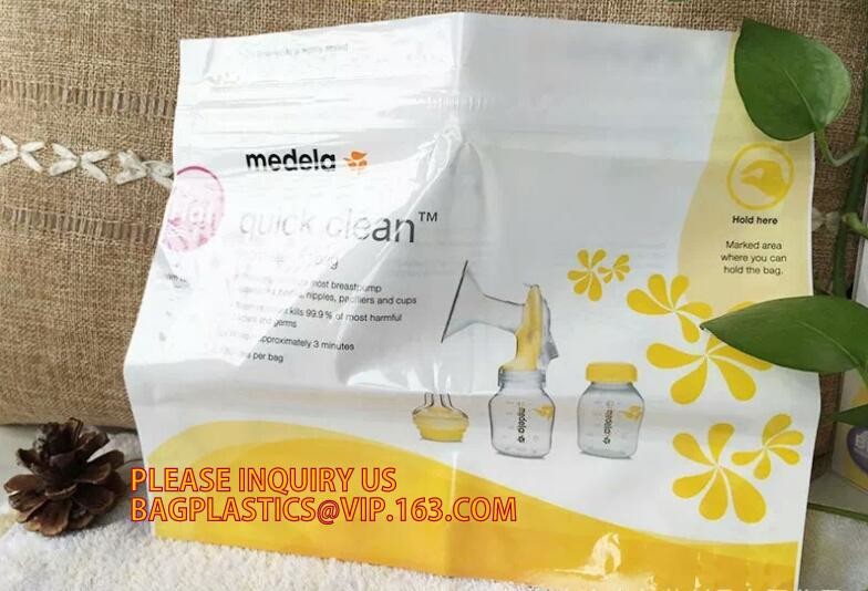 biodegradable eco-friendly FDA clear juice sealed drink pouches translucent reclosable hand held zipper plastic drinking