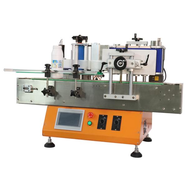 Multi-Function Semi Automatic Round Bottle Can Jar Labeling Sticking Machine with Label Date Code Printer