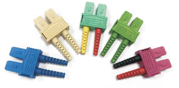 Multimode Duplex Fiber Optic Patch Cord , UPC SC To SC Patch Cord