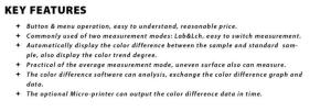 China Multifunctional Color Difference Meter Portable Stable With High Precision wholesale