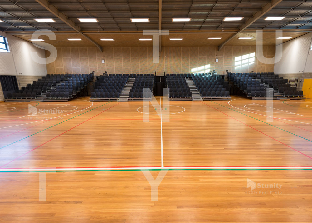 Fireproof Recessed System Fixed Retractable Tiered Seating
