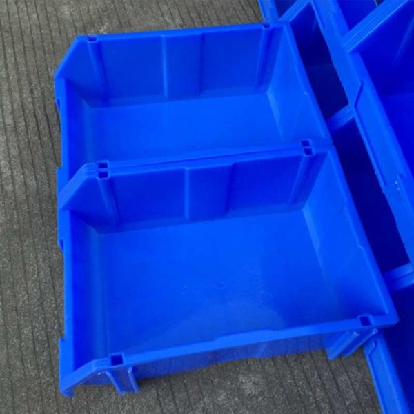 DIY 53kg Stackable Plastic Bins Blue Yellow Green