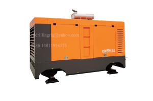 Diesel Engine High Pressure Portable Screw Air Compressor for Water Well Drilling
