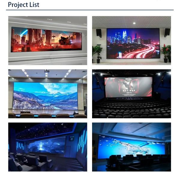 P1.53 Small Pixel Pitch LED Screen Ultra Slim 4K 8K Indoor LED Panel Display
