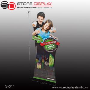 China corrugated paper POP person figure cardboard standee on sale
