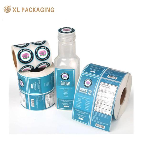 Quality Custom Printed White Embossed Sticker Labels Single Sided Adhesive Matte/Gloss Finish High-Resolution Printing Ideal For Branding Product Packaging Decorative Applications for sale