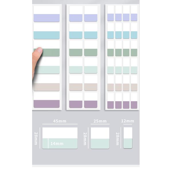 Morandi Sticky Notepads And Stationery Index Tab Labels Sticker