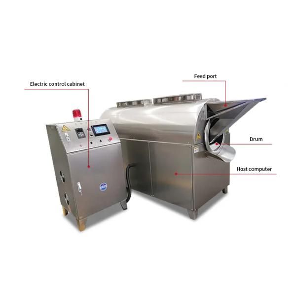 Factory Nuts Roaster Electric Chestnuts Roaster Machine Commercial Drum Rotary Peanut Roasting Machine