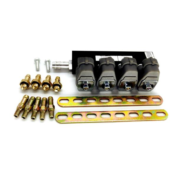 Quality 167HZ 2 Ohm Grey Injector Rail LN-LIG1S For 4 Cylinder CNG LPG Gas Conversion Kit for sale