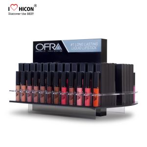 Fresh Cosmetic Display Stand Custom Merchandising Acrylic Liquid Lipstick