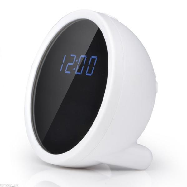 Motion Detection Wifi Camera Clock Wireless IP 1080P HD Alarm Clock Cam