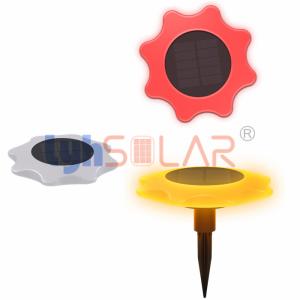 China Flower Shape Solar Powered Garden Lights With IP67 For Swimming Pool Lighting wholesale