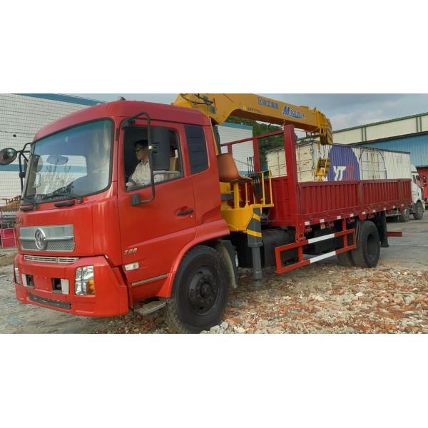 8 Tons XCMG SQS200-4 Truck Mounted Used Crane With DongFeng Truck 2019 Year