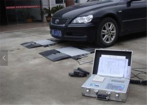 China Small Moveable Dynamic Axle Weighbridge , Vehicle Weighing Pads 10kg Division wholesale