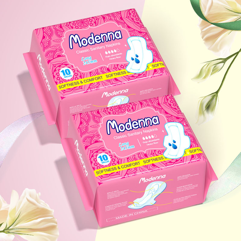 High Absorbency Organic Cotton Maxi Pads Disposable Women Thick Sanitary Pads