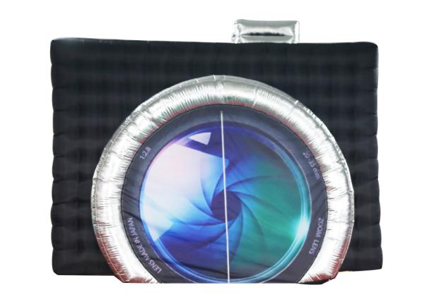 Quality FCC 360 Photo Booth Enclosure Camera Shape Inflatable Photo Booth Enclosure for sale