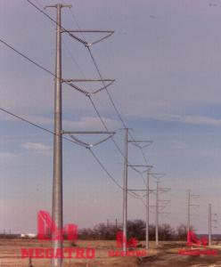China 138KV single circuit tubular suspension structure wholesale