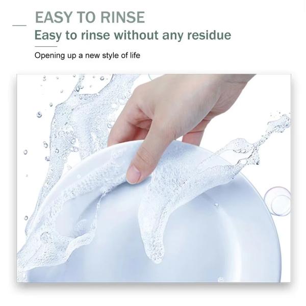 No Residue Dish Washing Sheets Dishwasher Cleaning Strips Softening Agents
