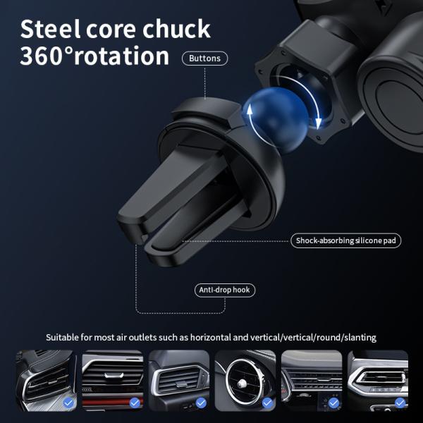 360 degree rotation Multifunction Wireless Charger 15 Watt Support QI