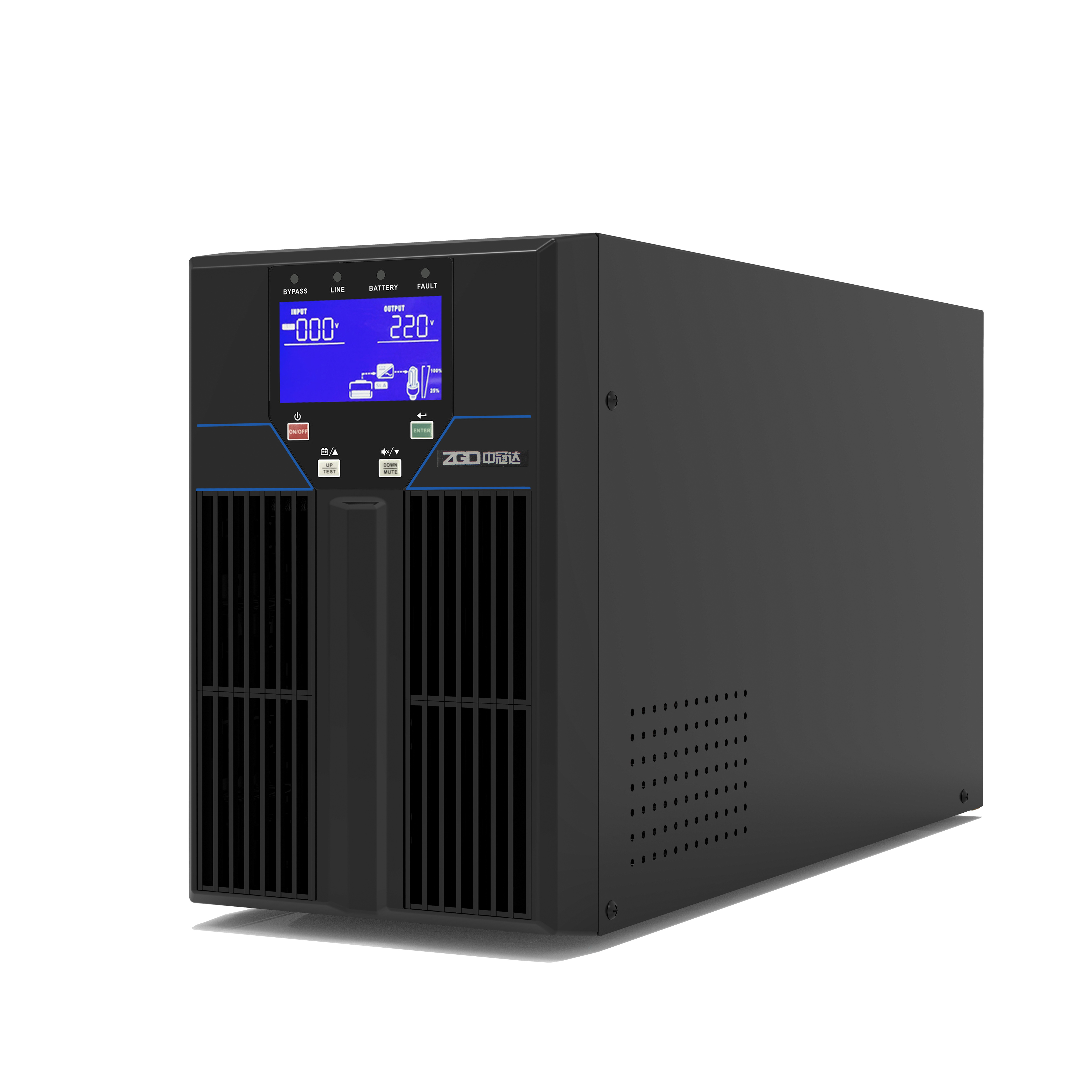 High Frequency Online 2kva Single Phase Ups For Computer Wifi DC Power Machine