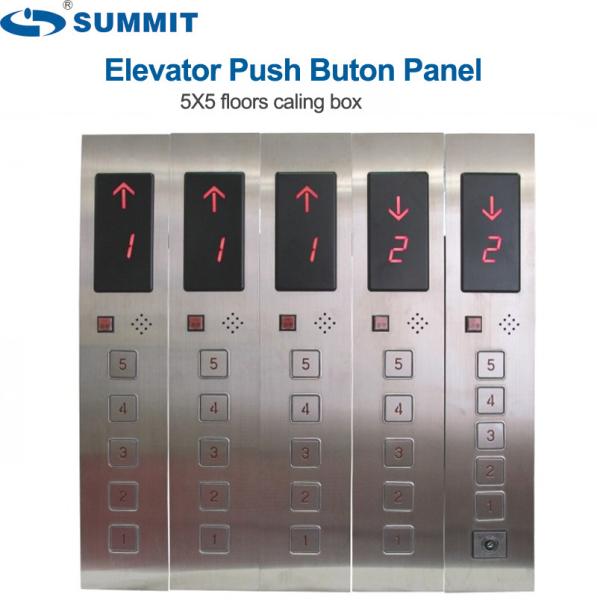 Quality SUMMIT Elevator Push Button  Panel DC24V Goods Service Lift Push Button Panel for sale