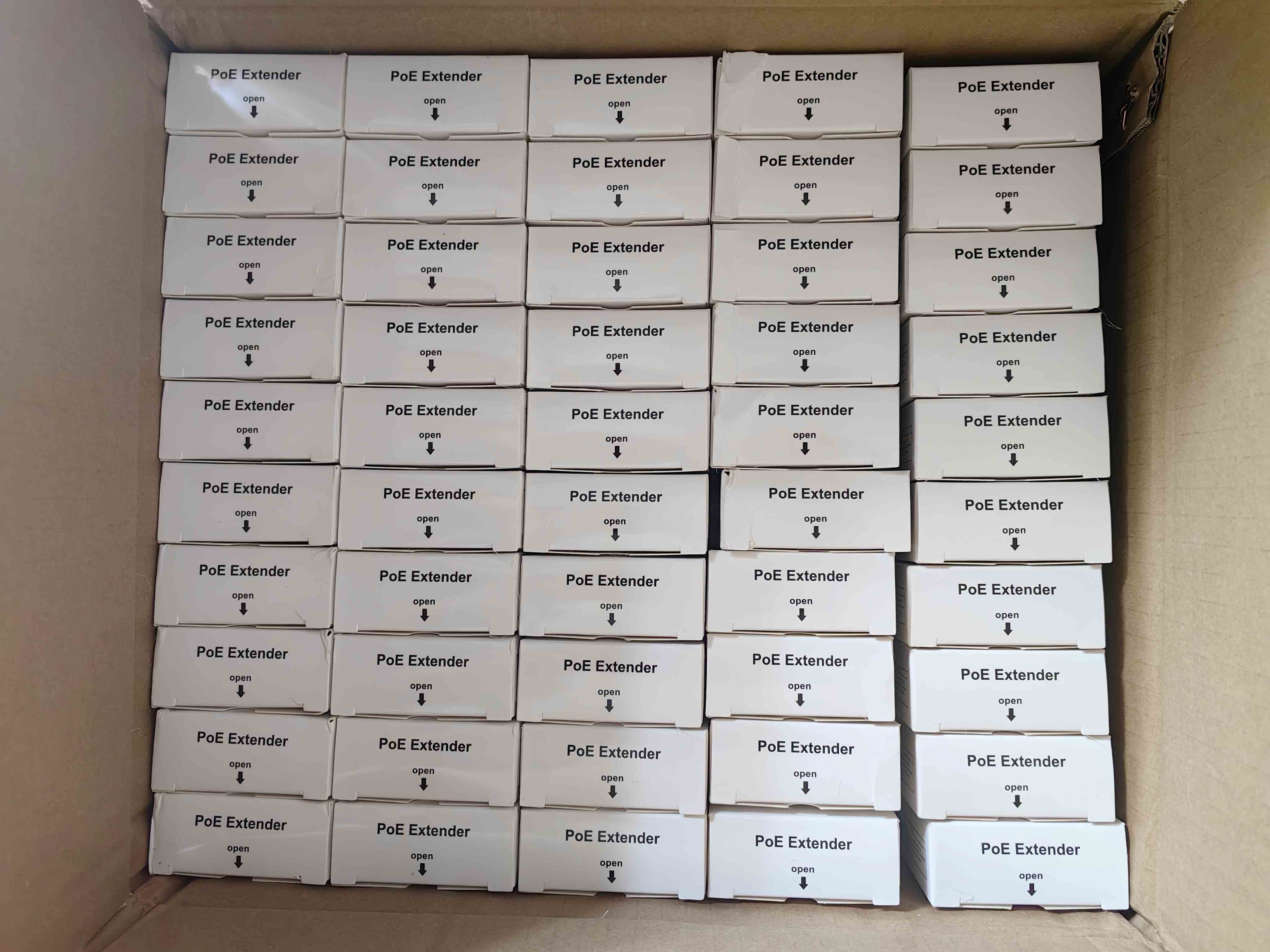 DIN Rail POE Repeater Extender 1In 3Out 100m POE Input:44~57V/30W, POE Output 25W IEEE802.3AF/AT
